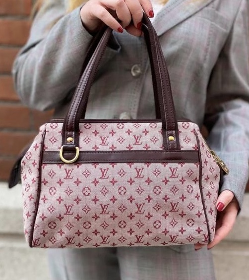 Louis Vuitton wine and red