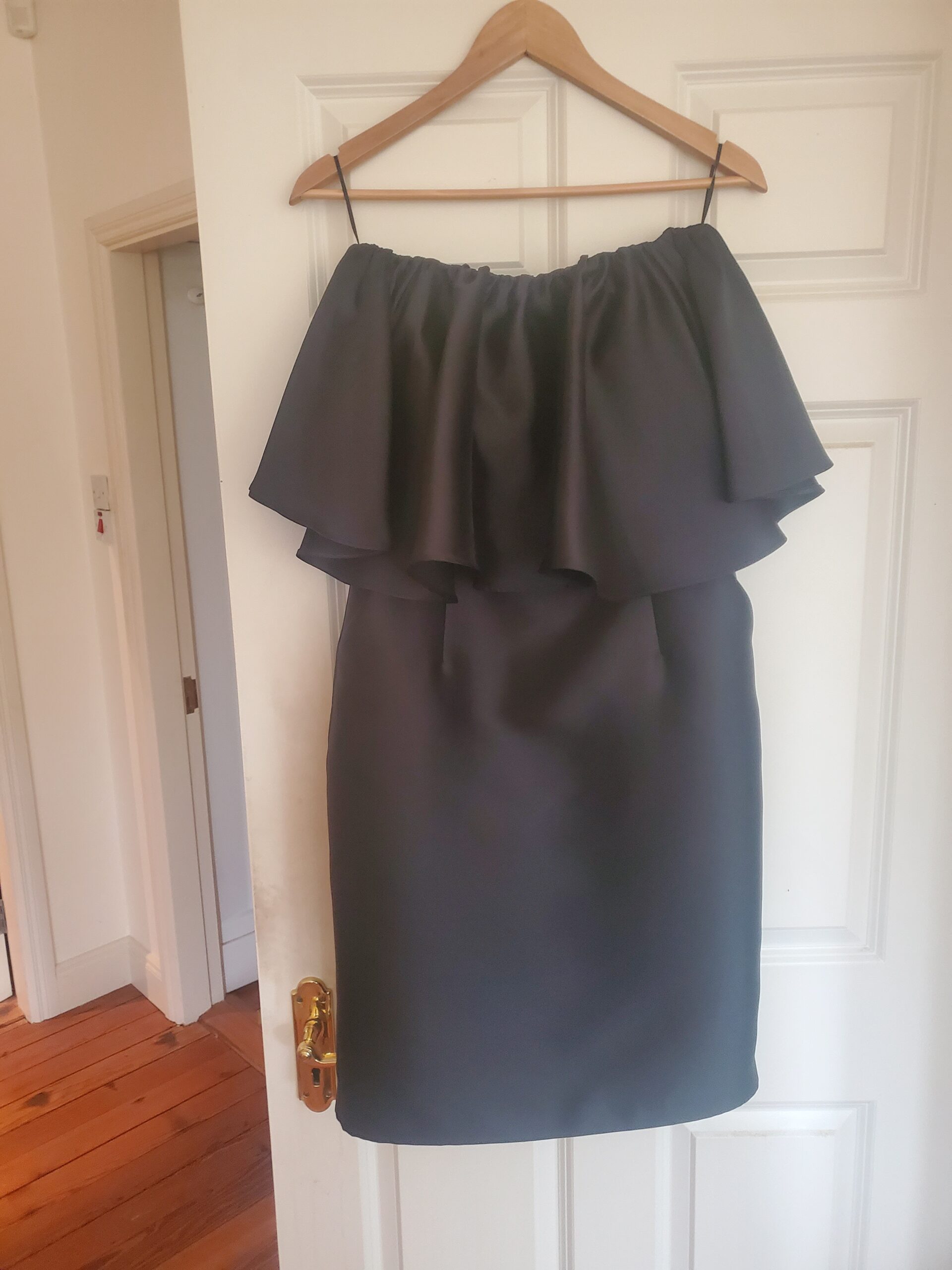 Caitriona Hanley couture black dress