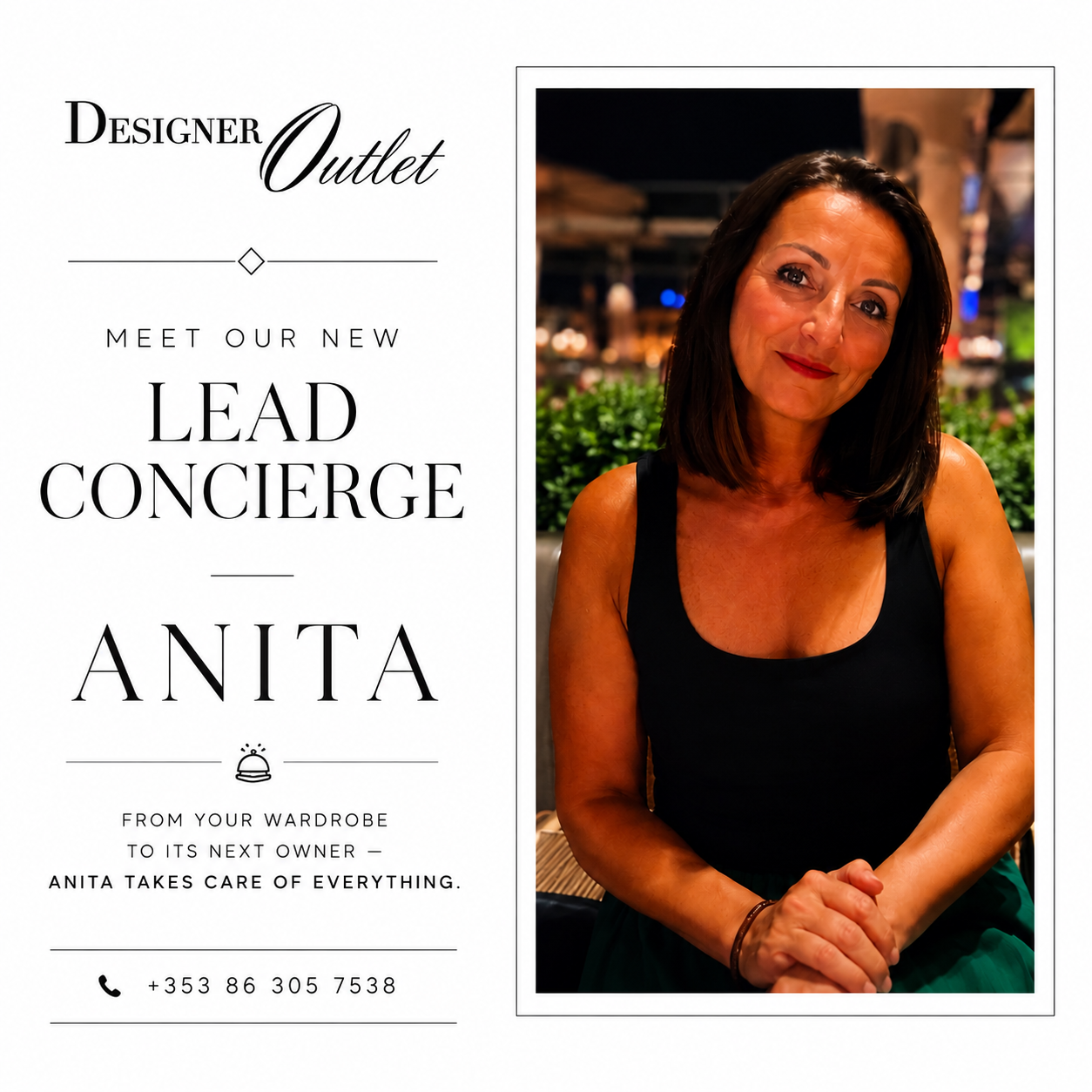 Concierge designer outlet