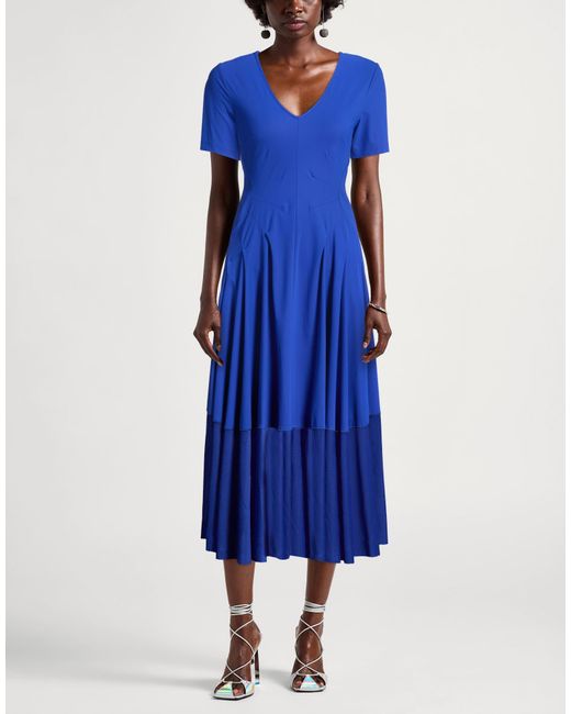 high-Bright-blue-Tech-Midi-Dress-Nylon-Elastane